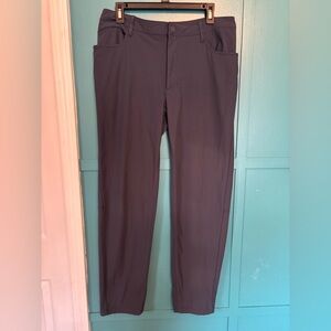 All in Motion Men's Dark Navy Performance 5-Pocket Casual Trousers Size 34x30